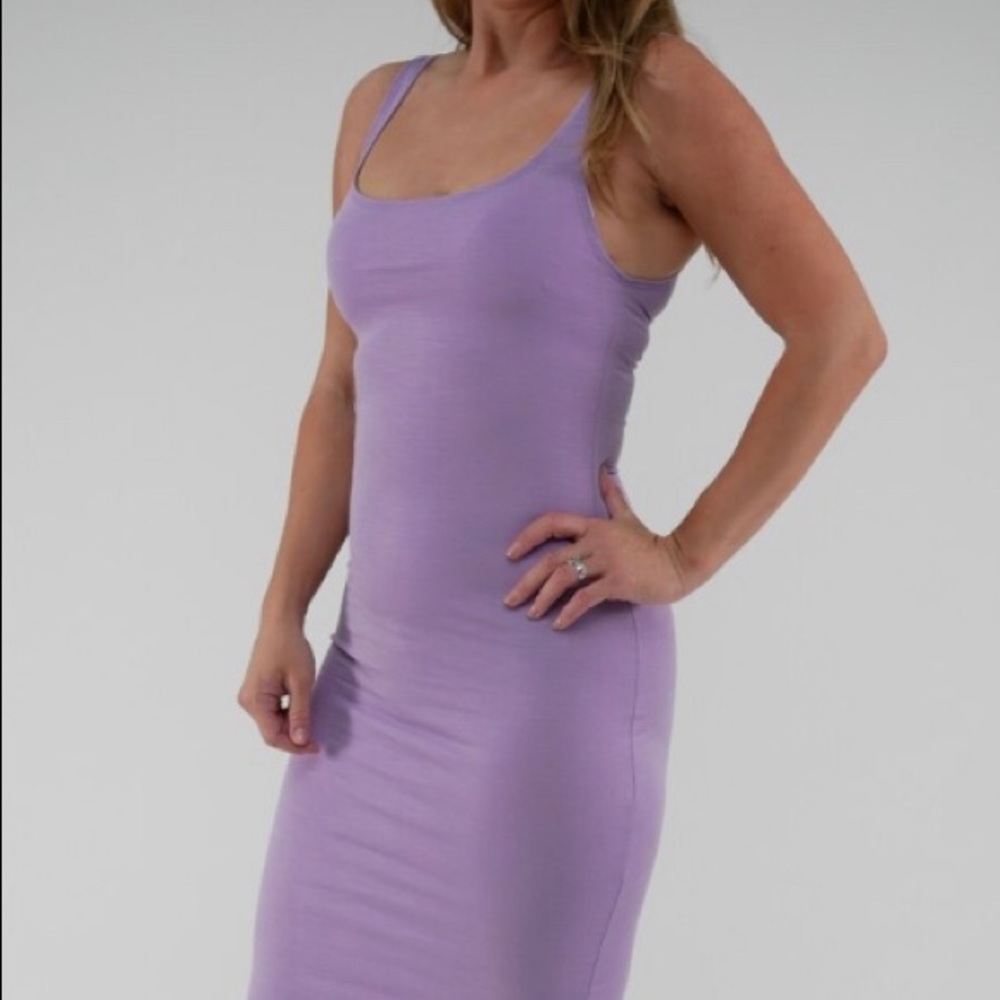 NWT RACEBACK MIDI DRESS✨LILAC - Picture 5 of 13